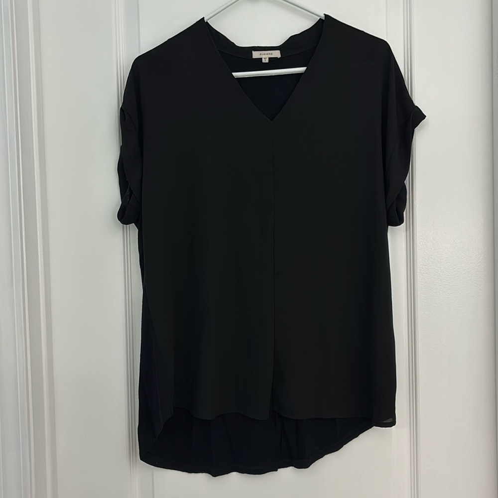 Black blouse, size small, in good condition